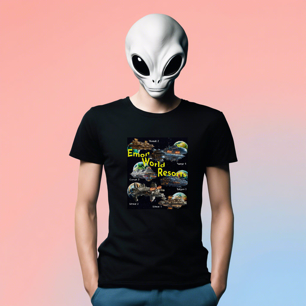 Celestial Resort Orbiter T-Shirt, Alien Resort T-Shirt - 2 COLORS -