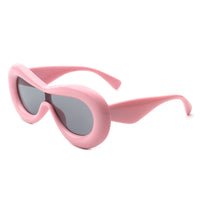 Thumbnail for Cramilo - Argo - Oversized Y2K Inflated Frame One Piece Lens Sunglasses - 6 COLORS -