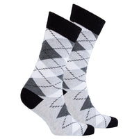 Thumbnail for Men's Cloud Argyle Socks - 1 COLOR -