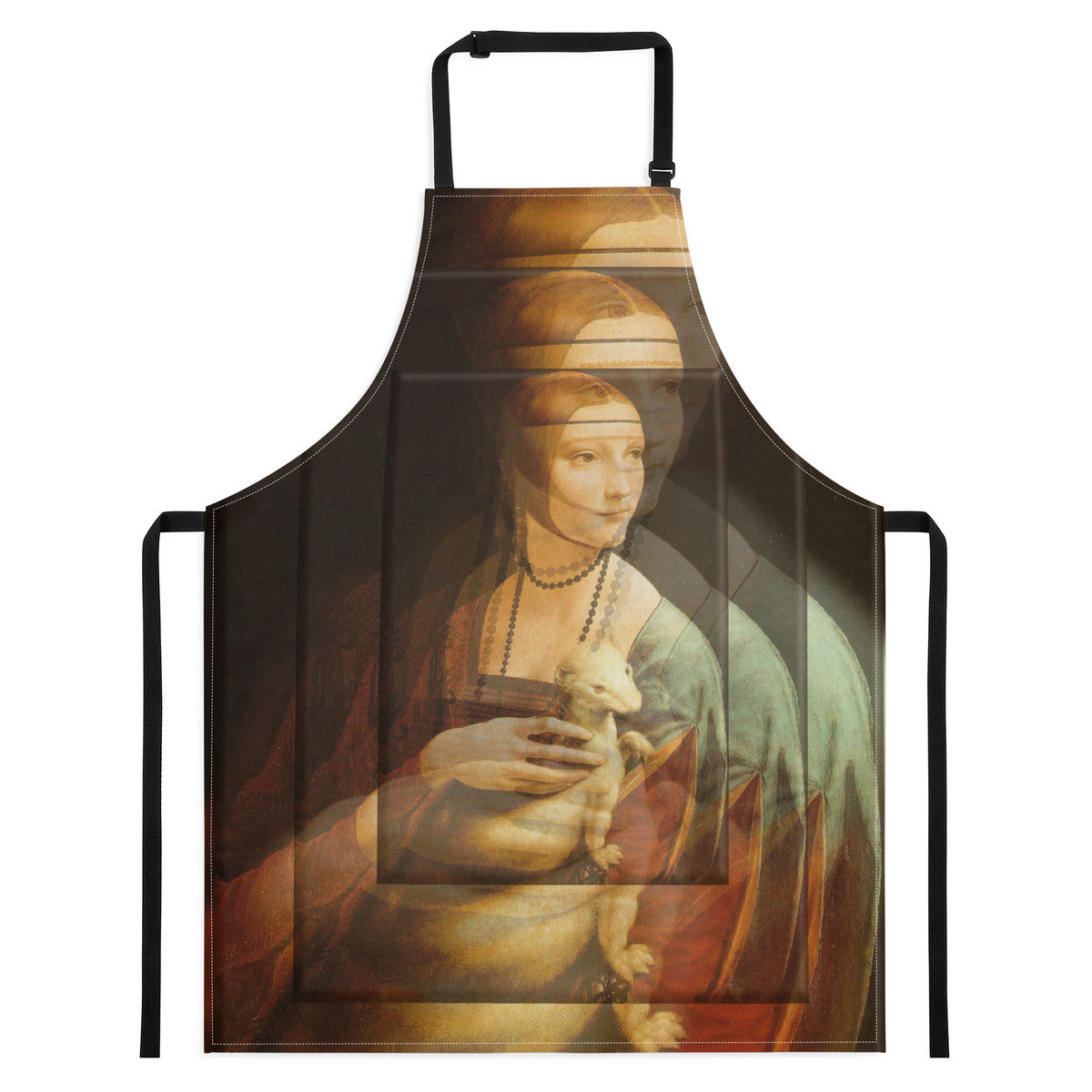 OOTO - LEONARDO DAVINCI Lady with an Ermine - D38 Apron - 1 SIZE / 1 COLOR -