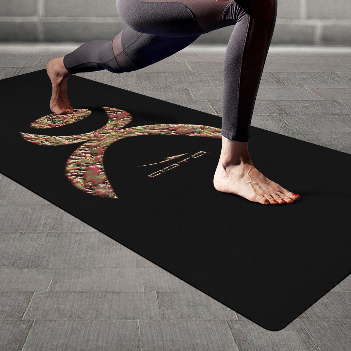 OOTO - Yoga Mat - Glyphic en halted phase 2x nb -