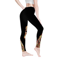 Thumbnail for OOTO - GLYPHIC EN HALTED PHASE X2 NB - D48 All-Over Print Yoga Leggings - 1 COLOR -