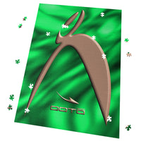 Thumbnail for OOTO - BIG STEPPIN COPPER GLYPHIC EN GREEN PLASMA - PUZZLE_V1 Jigsaw Puzzle (1000-Piece) -