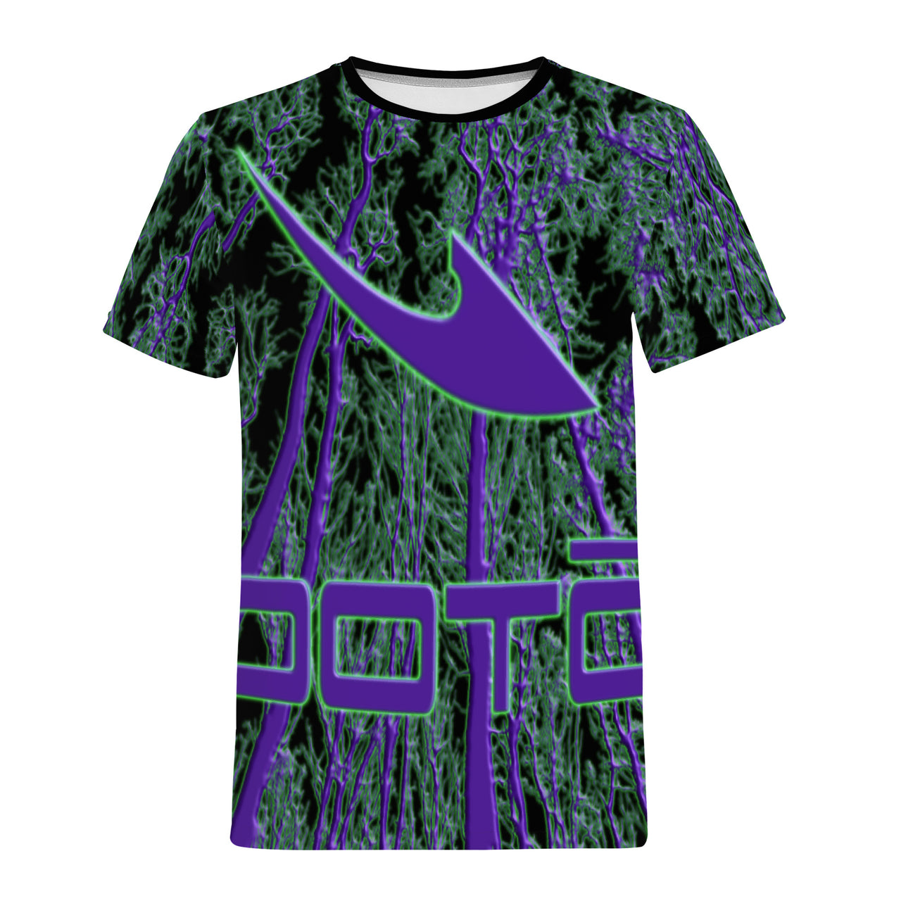 DASH EN EERIE TREES PURPLE - D61 Men's All Over Print T-Shirt - 1 COLOR -