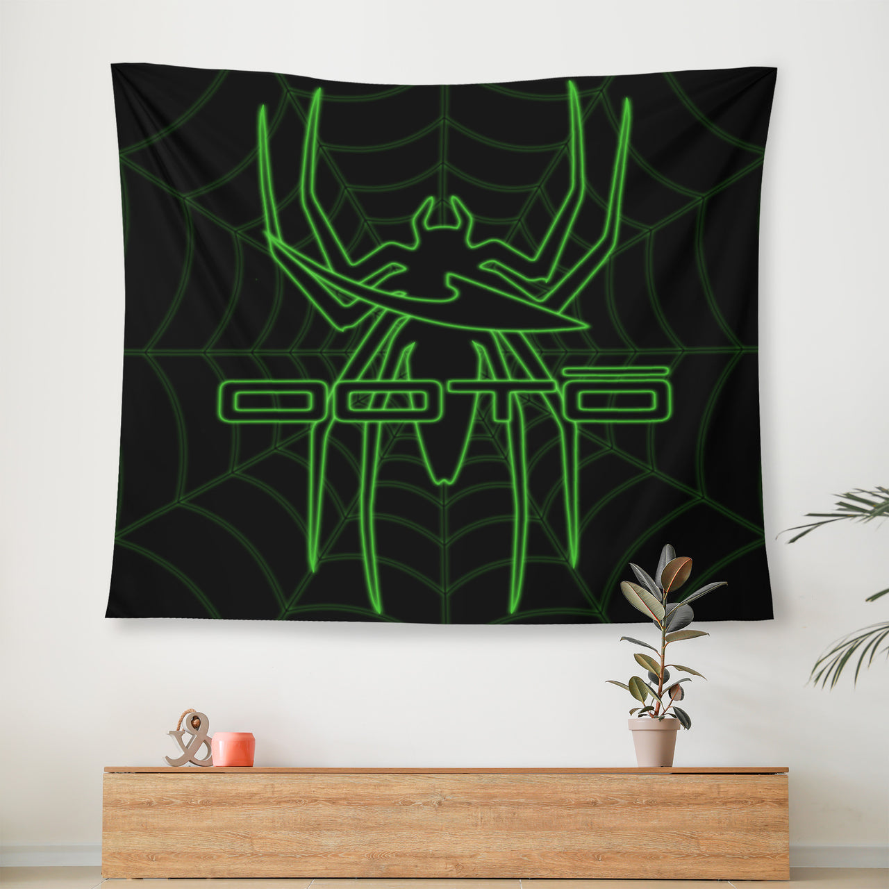 OOTO - DASH AND SPIDER 3B - D34 Wall Tapestry - 3 SIZES -