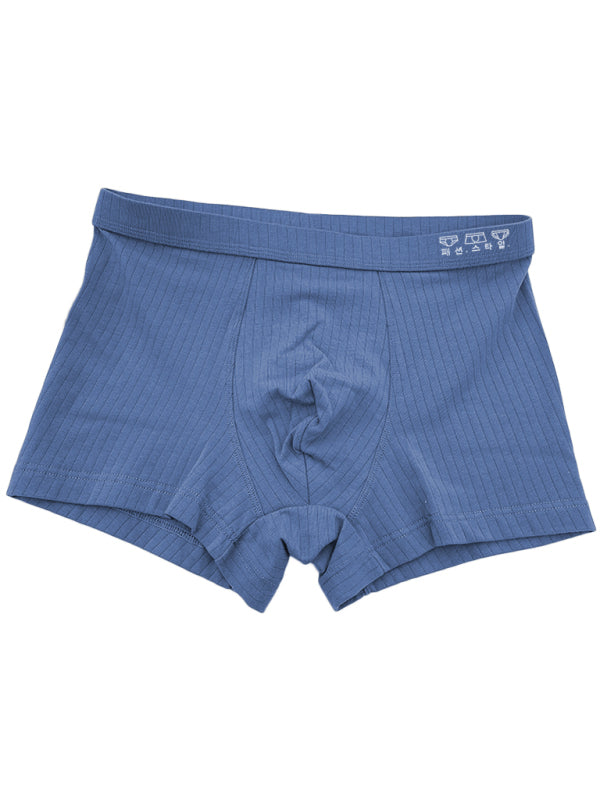 Men's pure cotton one piece boxer briefs - L THRU 3XL ONLY - K - 5 COLORS -