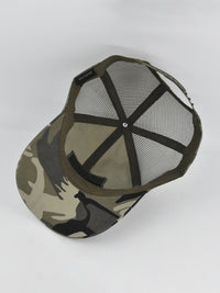 Thumbnail for American flag embroidered camouflage cap mesh cap baseball hat - K - 3 COLORS -