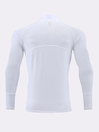 Thumbnail for Men's long-sleeved quick-drying stand-up collar sports fitness top - K - 5 COLORS -