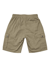 Thumbnail for Casual Men's Slim Drawstring Shorts Thin Quarter Pants Cargo Shorts - K - 5 COLORS -