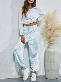 Thumbnail for Women's Casual Tie-Dye Elastic Waist Sweatpants - K - 6 COLORS -