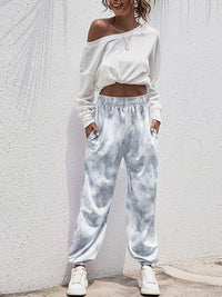 Thumbnail for Women's Casual Tie-Dye Elastic Waist Sweatpants - K - 6 COLORS -