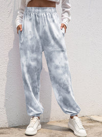 Thumbnail for Women's Casual Tie-Dye Elastic Waist Sweatpants - K - 6 COLORS -