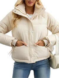 Thumbnail for Casual Puffer Jacket for Women - K - 5 COLORS -