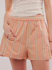 Thumbnail for Women's Fashion Striped Casual Shorts - K - 4 COLORS -