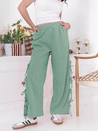 Thumbnail for Fashion women's plaid strappy casual trousers - K - 4 COLORS -