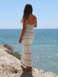 Thumbnail for New sexy knitted hollow long suspender dress - Beach or Everyday - K - 1 COLOR -