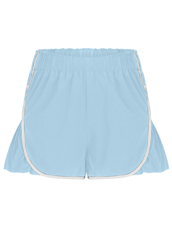 Ladies new style sports quick-drying pleated shorts - K - 6 COLORS -