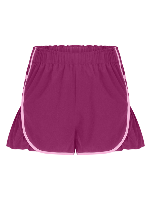 Ladies new style sports quick-drying pleated shorts - K - 6 COLORS -