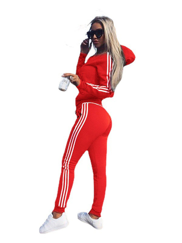 Ladies new sports casual set - 2 PCS. - K - 4 COLORS -