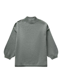 Thumbnail for Fashion Loose Casual Knitted Pullover Sweater - K - 4 COLORS -