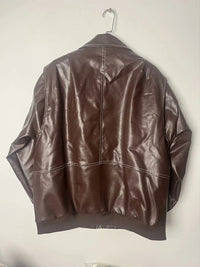 Thumbnail for Vintage Faux Leather Motorcycle Jacket - K - 5 COLORS -