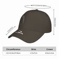 Thumbnail for OOTO - BIG STEPPIN GLYPHIC WITH USA DASH - HC_T9 Curved Brim Baseball Cap - 1 COLOR -