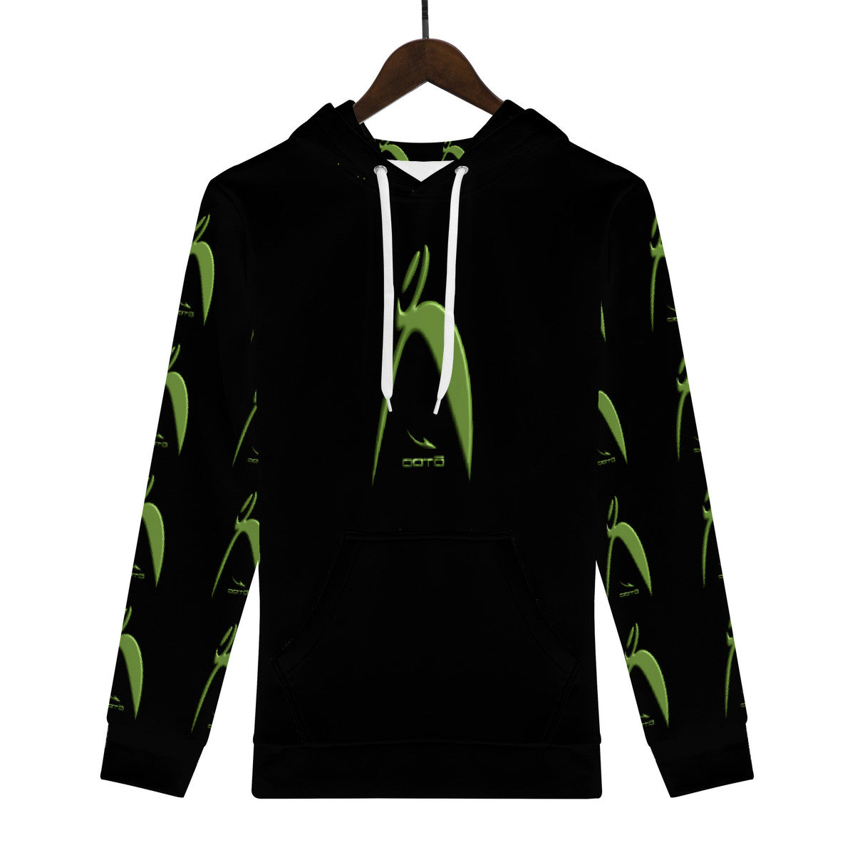 OOTO - GLYPHIC BIG STEPIIN EN LIME LG & MULTI - D55 Men's Hoodie - 1 COLOR -