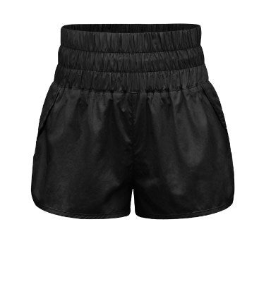 New elastic high waist shorts yoga quick dry sports shorts - K - 7 COLORS -