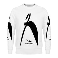 Thumbnail for OOTO - BIG STEPPIN GLYPHIC - BL/WT - D85 Men's All Over Print Sweatshirt - 1 COLOR -