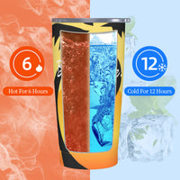 Thumbnail for OOTO - BEACH LIFE! - HC_C81 20oz Stainless Steel Cup & Straw Lid Cup - BPA FREE - 1 COLOR -