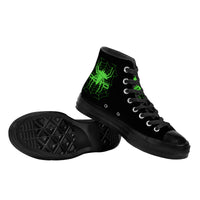 Thumbnail for OOTO - DASH AND SPIDER 3 - SF_D71 High Top Canvas Shoes - Black soles - 1 COLOR -