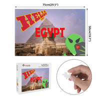 Thumbnail for OOTO - AL POSTCARD SELFIE - HELLO FROM EGYPT - PUZZLE_H2 Chipboard Jigsaw Puzzle (1000-Piece)