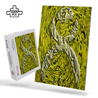 Thumbnail for OOTO - GLYPHIC EN YELLOWED MESS HALTED PHASE X 2 - PUZZLE_V1 Cardboard Jigsaw Puzzle (1000-Piece) -