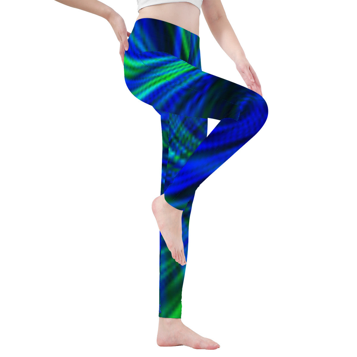 OOTO - A STRANGE PLACE - D48 All-Over Print Yoga Leggings - 1 COLOR -