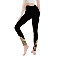 Thumbnail for OOTO - GLYPHIC EN HALTED PHASE X2 NB - D48 All-Over Print Yoga Leggings - 1 COLOR -