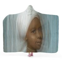 Thumbnail for OOTO - YOUNG SWISS WOMAN X ARTIST UNKNOWN / CIRCA 1800 - SF_F15 Hooded Blanket - 2 SIZES -