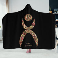 Thumbnail for OOTO - GLYPHIC EN HALTED PHASE X2 NB - SF_F15 Hooded Blanket - 2 SIZES - 1 COLOR -