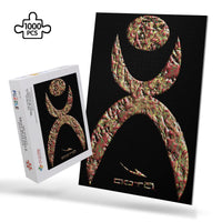 Thumbnail for OOTO - GLYPHIC EN HALTED PHASE 2X NB - PUZZLE_V1 Cardboard Jigsaw Puzzle (1000-Piece) -