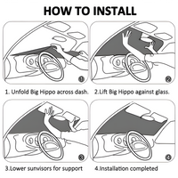 Thumbnail for OOTO - REPTILES EYE - HC_T36 Car Windshield Sunshade (multi-size) - 2 SIZES - 1 COLOR -