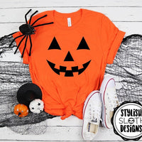 Thumbnail for Women Halloween Pumpkin Print Knit Top