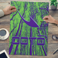 Thumbnail for OOTO - DASH EN EERIE TREES PURPLE - PUZZLE_V1 Cardboard Jigsaw Puzzle (1000-Piece) -