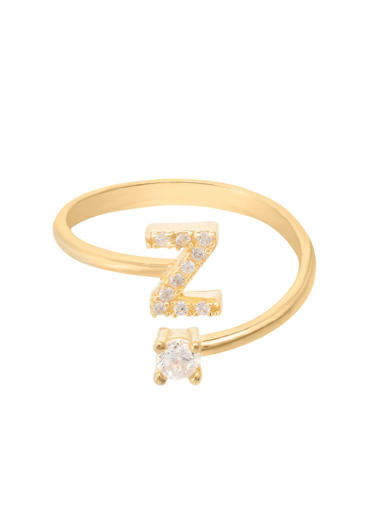 Initial Ring Gold Z -