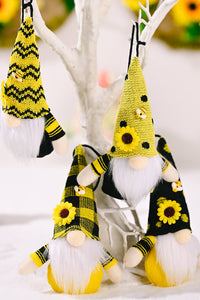 Thumbnail for Set of 4 Sunflower Hanging Gnome Ornaments - 10