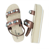 Thumbnail for SAND BY SAYA N.Y. - Beach Pearl- Waterproof Espadrille Platform - 2 COLORS -