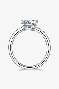 Thumbnail for 1 Carat Moissanite 925 Sterling Silver Solitaire Ring