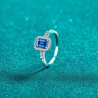 Thumbnail for 1 Carat Moissanite 925 Sterling Silver Ring