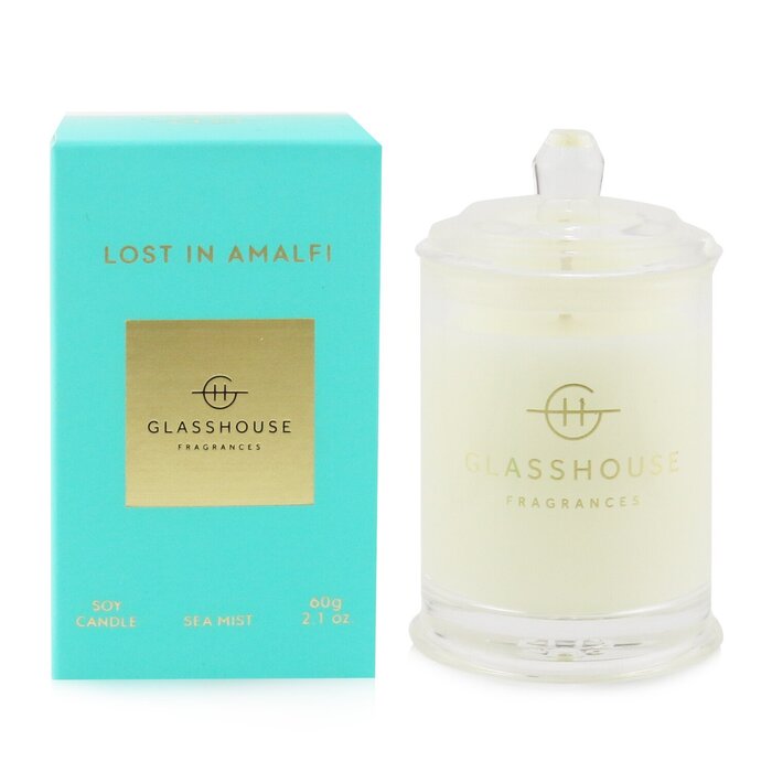 GLASSHOUSE - Triple Scented Soy Candle - Lost in Amalfi (Sea Mist) -