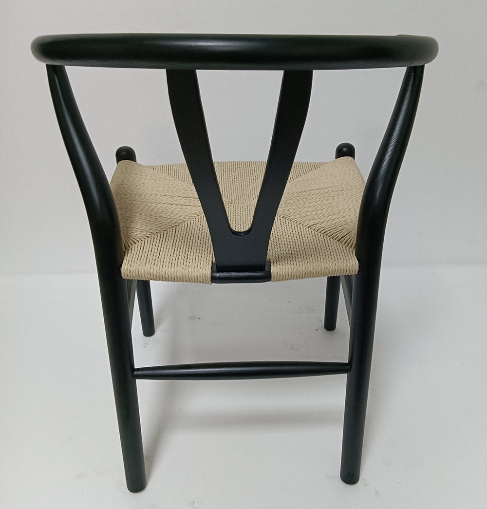 GFURN - Dagmar Chair - Black & Natural Cord -