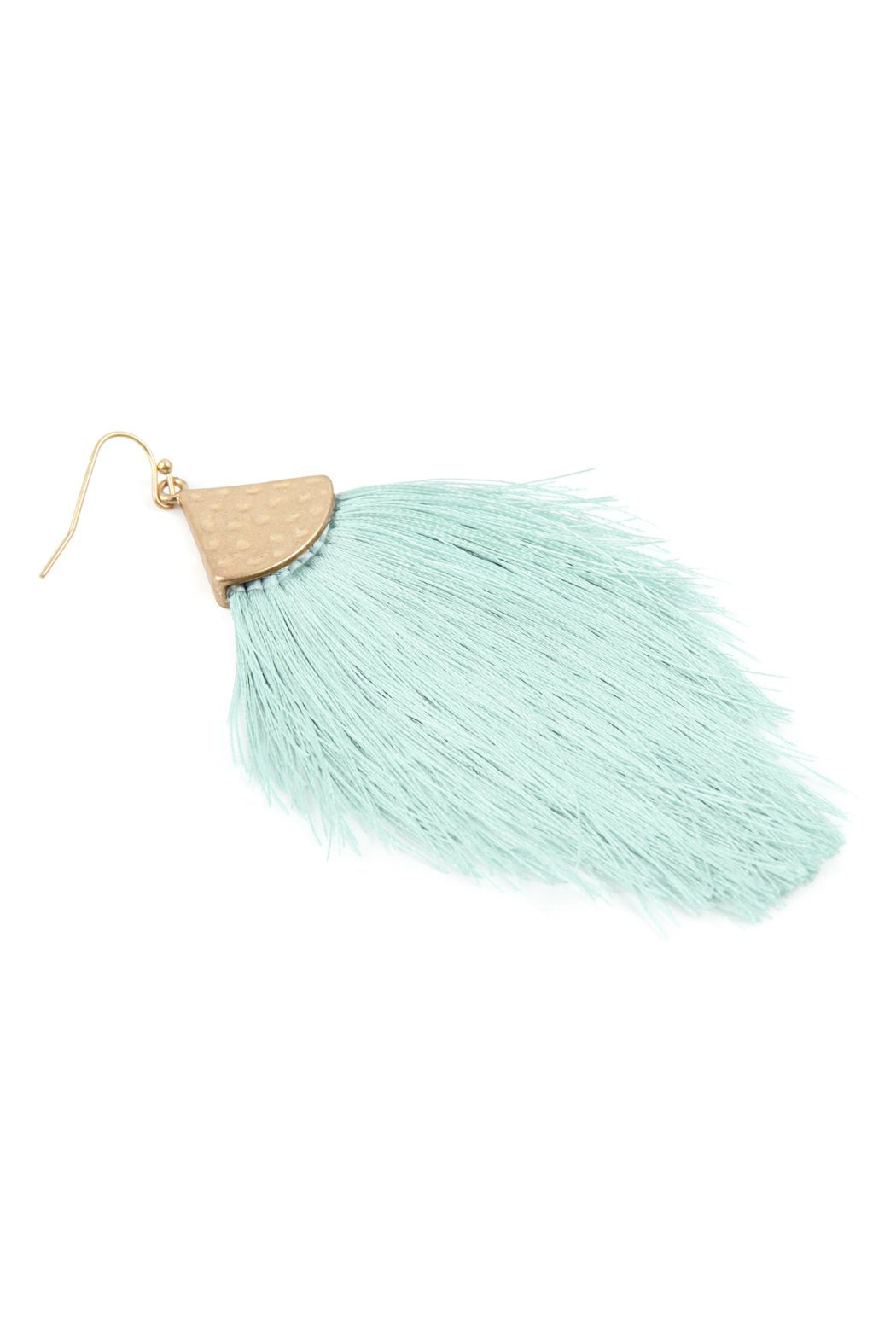 Thread Tassel Drop Earrings - 15 COLORS -