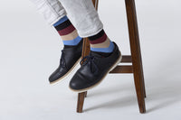 Thumbnail for Men's Beige Stone Stripe Socks - 1 COLOR -